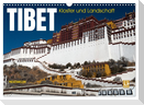 Tibet - Kloster und Landschaft (Wandkalender 2025 DIN A3 quer), CALVENDO Monatskalender