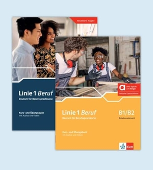 Dengler, Stefanie / Grosser, Regine et al. Linie 1 Beruf B1/B2 Brückenelement und B2 - Hybride Ausgabe allango - Deutsch für Berufssprachkurse. Paket aus den Kurs- und Übungsbüchern Brückenelement B1/B2 und B2 inklusive Lizenzschlüssel allango (24 Monate). Klett Sprachen GmbH, 2021.