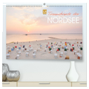 Traumstrände der Nordsee (hochwertiger Premium Wandkalender 2024 DIN A2 quer), Kunstdruck in Hochglanz