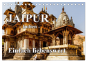 Jaipur -Indien- einfach liebenswert (Tischkalender 2024 DIN A5 quer), CALVENDO Monatskalender