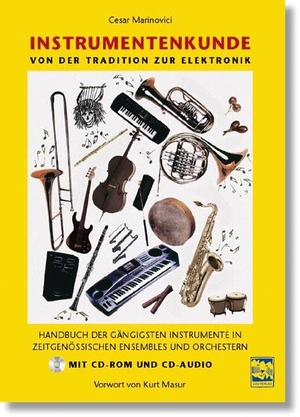 Marinovici, Cesar. Instrumentenkunde. Von der Klassik zur Elektronik - Kompendium der gängigsten Instrumente in zeitgenössischen Ensembles und Orchestern. Leu Verlag, 2008.