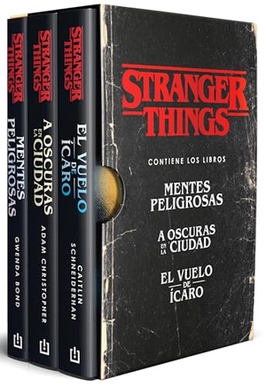Schneiderhan, Caitlin. Estuche Stranger Things (Contiene: Mentes Peligrosas / A Oscuras En La Ciudad / El Vuelo de Ãcaro) / Stranger Things Boxed Set. Prh Grupo Editorial, 2026.