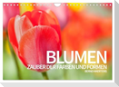 BLUMEN Zauber der Farben und Formen (Wandkalender 2024 DIN A4 quer), CALVENDO Monatskalender