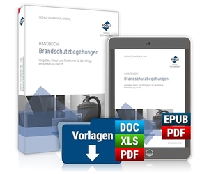 Tschacher, Georg (Hrsg.). Handbuch Brandschutzbegehungen - Premium-Ausgabe: Buch und E-Book (PDF+EPUB) + digitale Arbeitshilfen. Forum Verlag Herkert, 2024.
