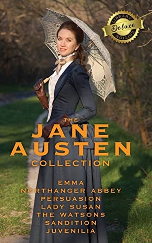 Austen, Jane. The Jane Austen Collection - Emma, Northanger Abbey, Persuasion, Lady Susan, The Watsons, Sandition and the Complete Juvenilia (Deluxe Library Edition): Emma, Northanger Abbey, Persuasion, Lady Susan, The Watsons, Sandition and the Complete Juvenilia. Engage Classics, 2021.