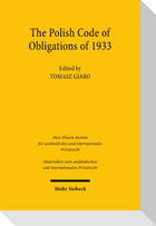 The Polish Code of Obligations of 1933