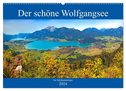 Der schöne Wolfgangsee im Salzkammergut (Wandkalender 2024 DIN A2 quer), CALVENDO Monatskalender