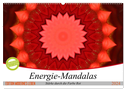 Energie-Mandalas Stärke durch die Farbe Rot (Wandkalender 2024 DIN A2 quer), CALVENDO Monatskalender
