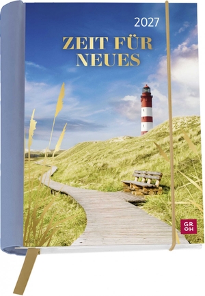 Groh Verlag (Hrsg.). Buchkalender 2027: Zeit für Neues - Wochenplaner | Terminplaner | Organizer. Praktischer kleiner Taschenkalender mit Spiralbindung und 12 heraustrennbare Postkarten. Groh Verlag, 2026.