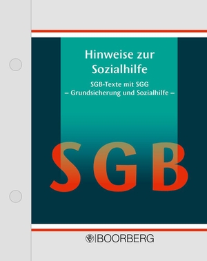 Hinweise zur Sozialhilfe (Nds. HzSH) - Erläuterungen zur Anwendung des SGB XII. Boorberg, R. Verlag, 2020.