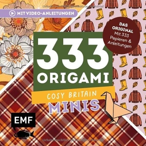 333 Origami Minis - Cosy Britain - Dein dekorativer Wendeblock zum kreativen Falten & Notieren (Papier: 70 g/m², 9x9 cm). Edition Michael Fischer, 2026.
