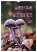 Wundersame Welt der Pilze (Wandkalender 2025 DIN A3 hoch), CALVENDO Monatskalender