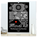 Wellenart Geflechte (hochwertiger Premium Wandkalender 2024 DIN A2 hoch), Kunstdruck in Hochglanz