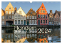 Flandern - Stadt und Strand (Wandkalender 2024 DIN A3 quer), CALVENDO Monatskalender