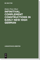 Infinitival complement constructions in Early New High German