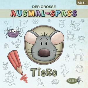 Kauer, Jacqueline / Daniel Kauer. Der große Ausmal-Spaß (Tiere) - Ausmalbuch für Kinder ab 1 Jahr mit 88 tollen Tiermotiven. KaleaBook, 2024.