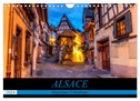 Alsace, magnifiques colombages (Calendrier mural 2024 DIN A4 vertical), CALVENDO calendrier mensuel