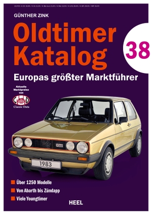 Zink, Günther. Oldtimer Katalog Nr. 38 - Europas größter Marktführer. Heel Verlag GmbH, 2024.