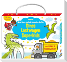 Kleine Kreativ-Werkstatt - Mein Ganz-einfach-Ausmalen-Koffer: Dinos, Lastwagen, Superkids