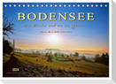Bodensee - "Die Dörfer sind wie ein Garten ..." (Rainer Maria Rilke) (Tischkalender 2024 DIN A5 quer), CALVENDO Monatskalender