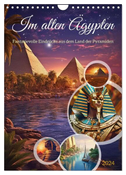 Im alten Ägypten (Wandkalender 2024 DIN A4 hoch), CALVENDO Monatskalender