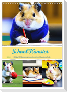 School Hamster - Eifrige KI Hamster präsentieren ihre Hamsterschule (Wandkalender 2024 DIN A3 hoch), CALVENDO Monatskalender