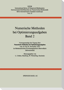 Numerische Methoden bei Optimierungsaufgaben