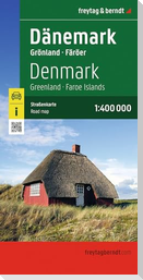 freytag & berndt Straßenkarte Dänemark, Grönland - Färöer 1:400.000