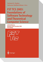 FST TCS 2003: Foundations of Software Technology and Theoretical Computer Science
