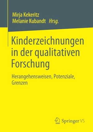Kekeritz, Mirja / Melanie Kubandt (Hrsg.). Kinderzeichnungen in der qualitativen Forschung - Herangehensweisen, Potenziale, Grenzen. Springer Vieweg, 2022.