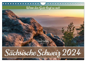 Sächsische Schweiz - Wenn das Gute liegt so nah (Wandkalender 2024 DIN A4 quer), CALVENDO Monatskalender
