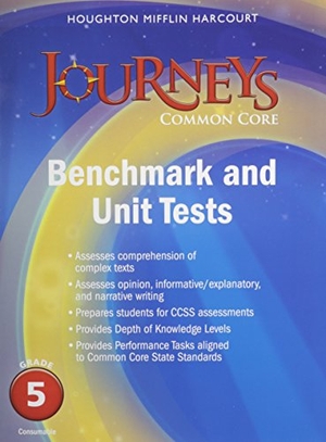 Reading. Benchmark Tests and Unit Tests Consumable Grade 5. Houghton Mifflin, 2012.
