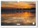 Bretagne - Land am Meer (Wandkalender 2025 DIN A4 quer), CALVENDO Monatskalender