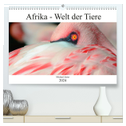 Afrika - Welt der Tiere (hochwertiger Premium Wandkalender 2024 DIN A2 quer), Kunstdruck in Hochglanz