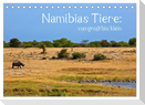 Namibias Tiere: von groß bis klein (Tischkalender 2024 DIN A5 quer), CALVENDO Monatskalender