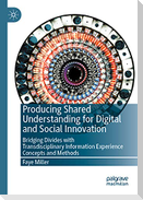 Producing Shared Understanding for Digital and Social Innovation