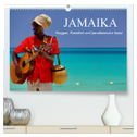 JAMAIKA Reggae, Rastafari und paradiesische Natur. (hochwertiger Premium Wandkalender 2024 DIN A2 quer), Kunstdruck in Hochglanz