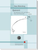 Quintett für Klarinette, 2 Violinen, Viola und Violoncello. Partitur