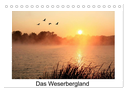 Das Weserbergland (Tischkalender 2024 DIN A5 quer), CALVENDO Monatskalender