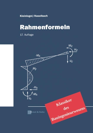 Kleinlogel, Adolf / Werner Haselbach. Rahmenformeln - Klassiker des Bauingenieurwesens. Ernst W. + Sohn Verlag, 2017.