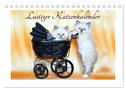 Lustiger Katzenkalender (Tischkalender 2024 DIN A5 quer), CALVENDO Monatskalender