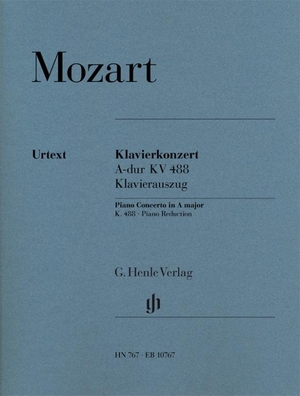 Heinemann, Ernst-Günter (Hrsg.). Mozart, Wolfgang Amadeus - Klavierkonzert A-dur KV 488 - Instrumentation: 2 Pianos, 4-hands, Piano Concertos. Klavierauszug.. Henle, G. Verlag, 2006.