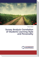 Survey Analysis Correlation of Students Learning Style and Personality