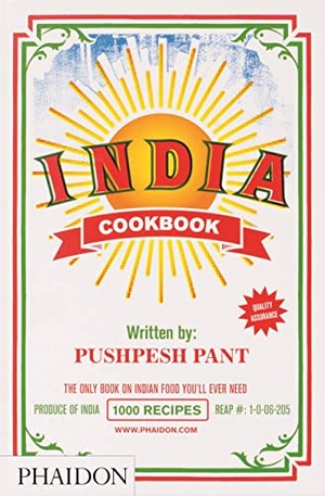 Pant, Pushpesh. India - Cookbook. Phaidon Verlag GmbH, 2010.