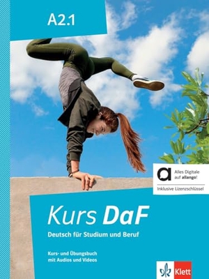 Bahn, Steve / Braun, Birgit et al. Kurs DaF A2.1 Kurs- und Übungsbuch hybrid - Deutsch für Studium und Beruf. Kurs- und Übungsbuch mit Audios und Videos inklusive Lizenzschlüssel allango (24 Monate). Klett Sprachen GmbH, 2026.