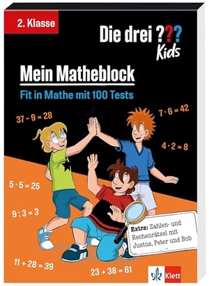 Die drei ??? Kids: Mein Matheblock 2. Klasse - Fit in Mathe mit 100 Tests. Klett Lerntraining, 2026.