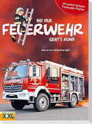 Bei der Feuerwehr geht's rund - mit großem farbigem Feuerwehr-Poster
