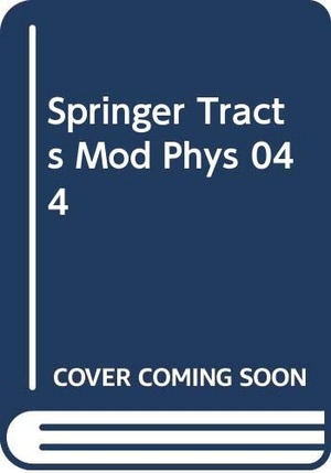 Hoehler. Springer Tracts Mod Phys 044. Springer London, 1968.