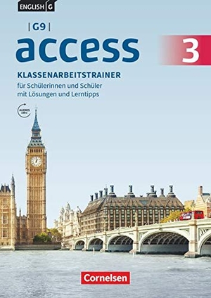 English G Access - G9 - Band 3: 7. Schuljahr - Klassenarbeitstrainer mit Audios und Lösungen online. Cornelsen Verlag GmbH, 2020.