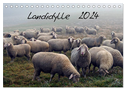 Landidylle 2024 (Tischkalender 2024 DIN A5 quer), CALVENDO Monatskalender